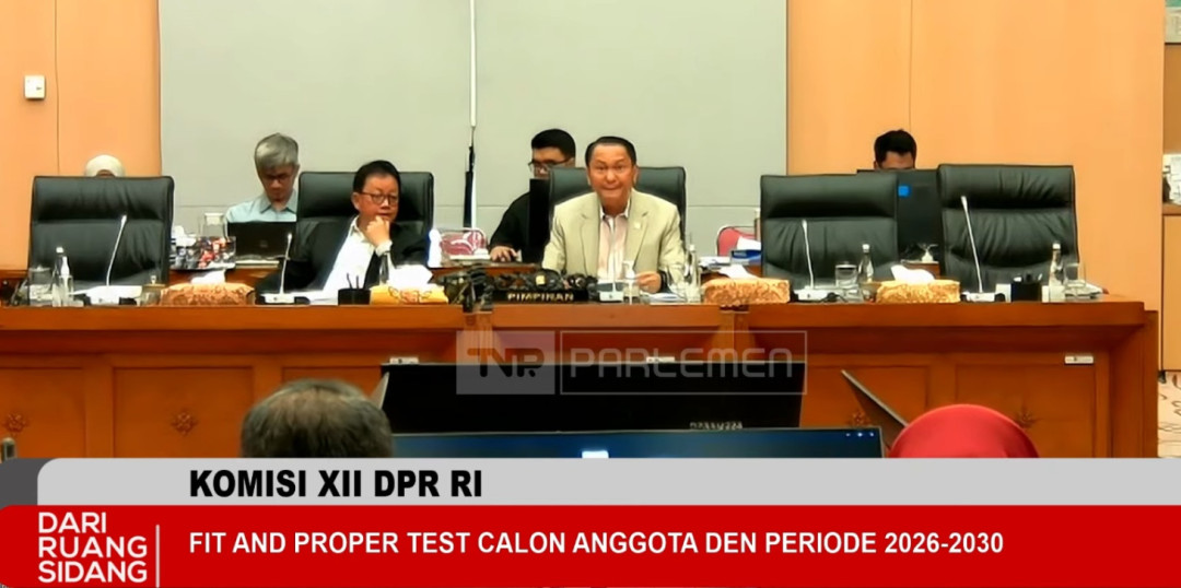 Komisi XII DPR RI Gelar Uji Kelayakan dan Kepatutan Calon Anggota DEN 2026–2030