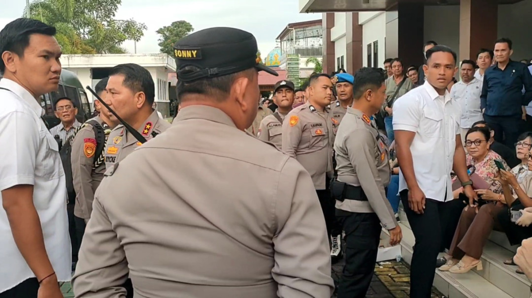 300 Personel Gabungan Polri Kawal Sidang Akhir Tipidkor Sinode GMIM