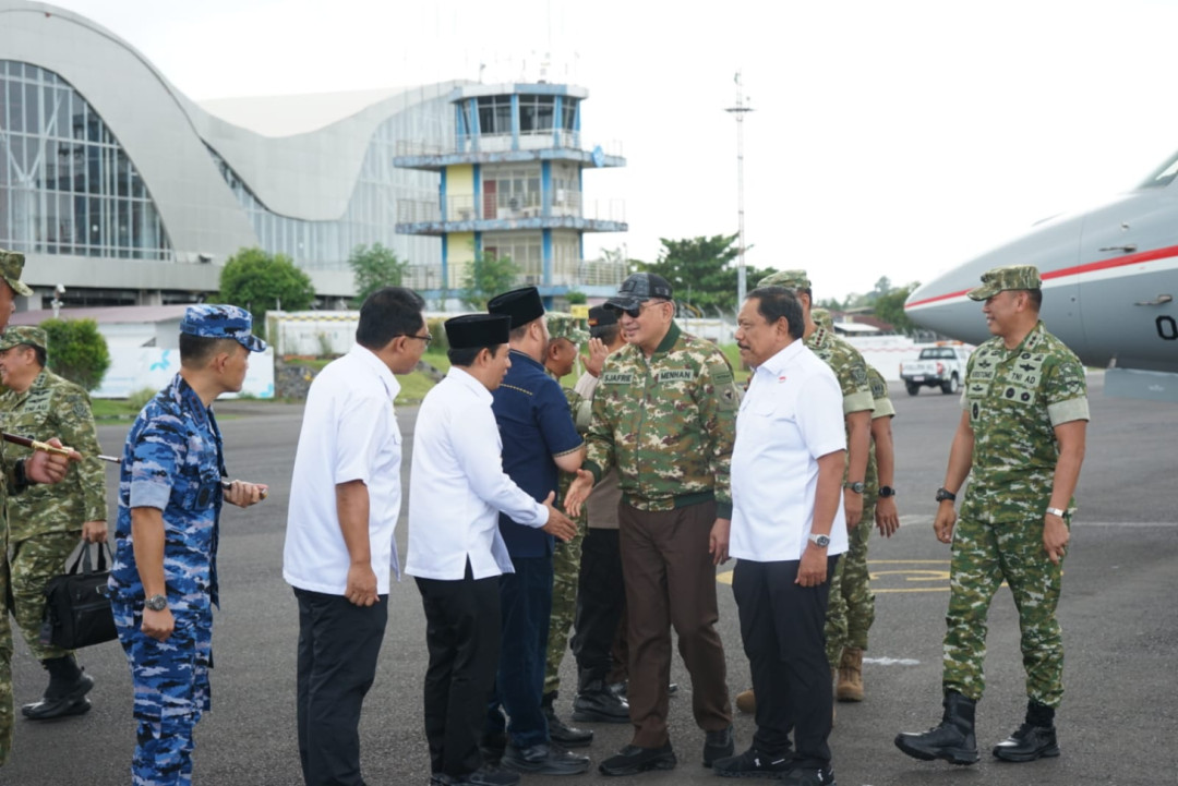 Menhan Kunjungi Bengkulu, Rencanakan Pembangunan 10 Batalyon