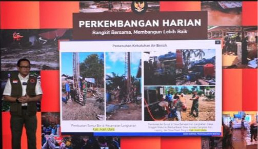 BNPB Percepat Pemulihan Air Bersih di Wilayah Terdampak Bencana