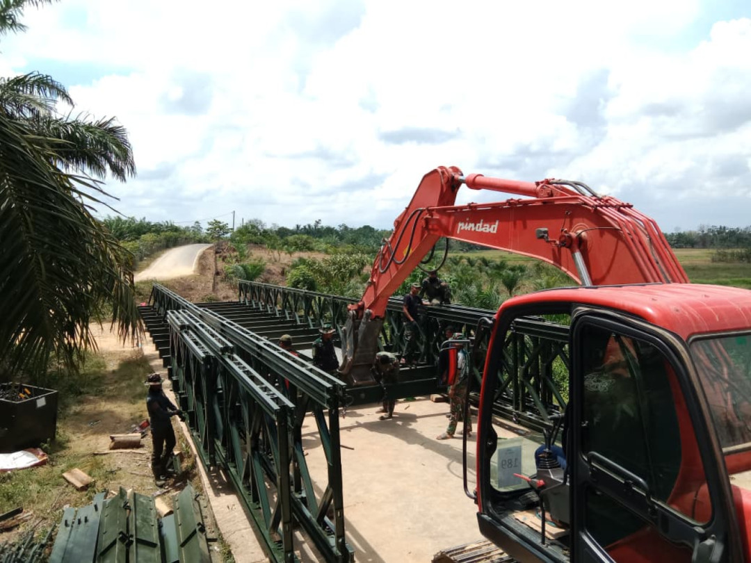 Pembangunan Jembatan Darurat Pascabencana di Aceh Terus Dikebut, Jalur Banda Aceh-Meureudu Kembali Terhubung