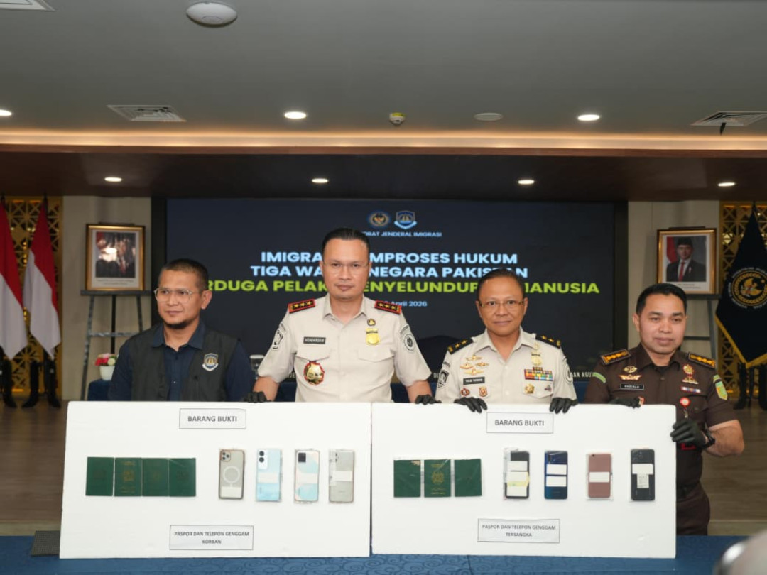 Imigrasi Proses Hukum 3 WN Pakistan Kasus Penyelundupan Manusia ke Australia