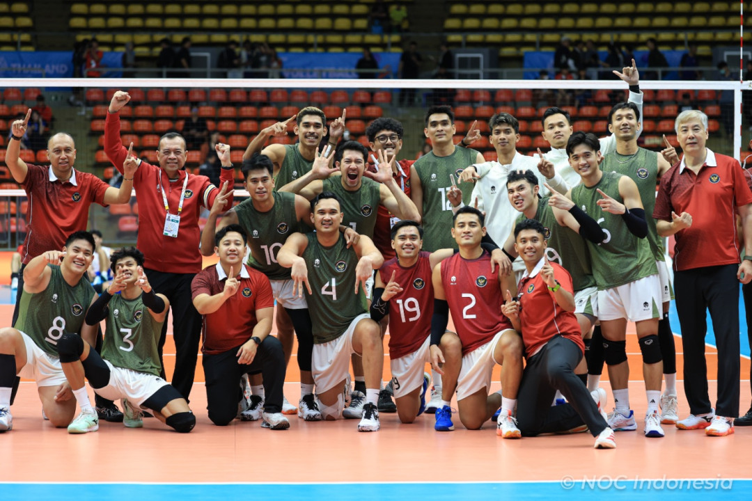 SEA Games 2025: Bangkit dari Ketertinggalan, Tim Voli Putra Indonesia Melaju ke Final 