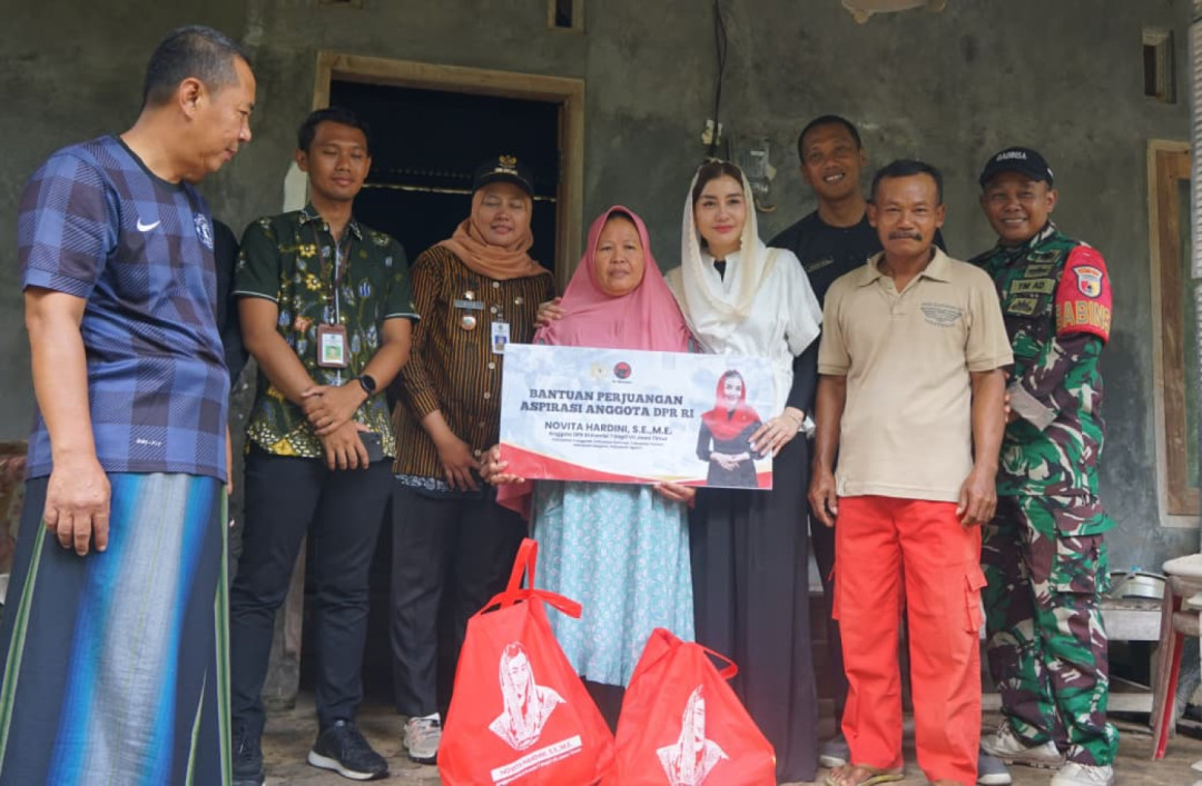 Bantu Korban Bencana Pacitan, Novita Hardini: Kebutuhan Dasar Segera Dipenuhi