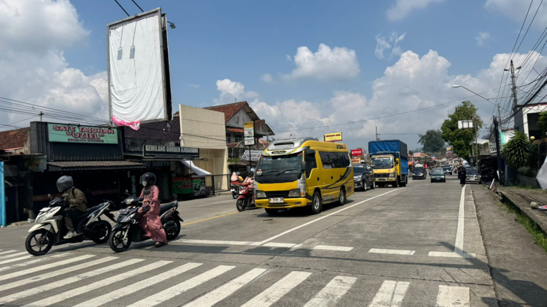 Arus Mudik di Persimpangan Ajibarang Pagi Ini Masih Landai