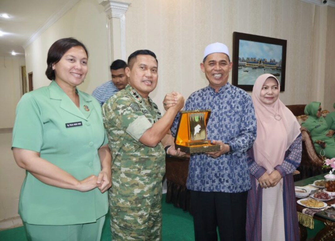 Pemkab Inhil Perkuat Sinergi dengan TNI Lewat Ramah Tamah