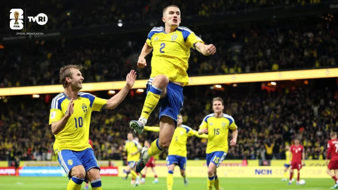 Swedia Kunci Tiket Piala Dunia 2026