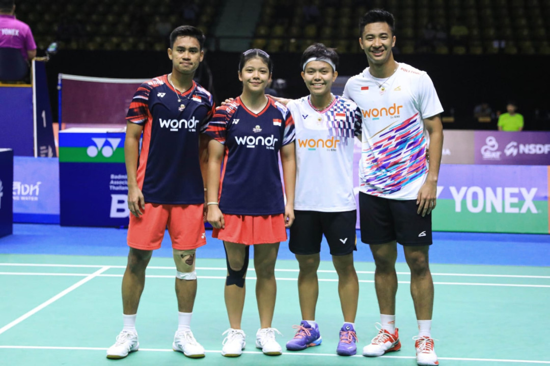 Final Sesama Merah Putih, Indonesia Pastikan Gelar Ganda Campuran di Taipei Open 2025