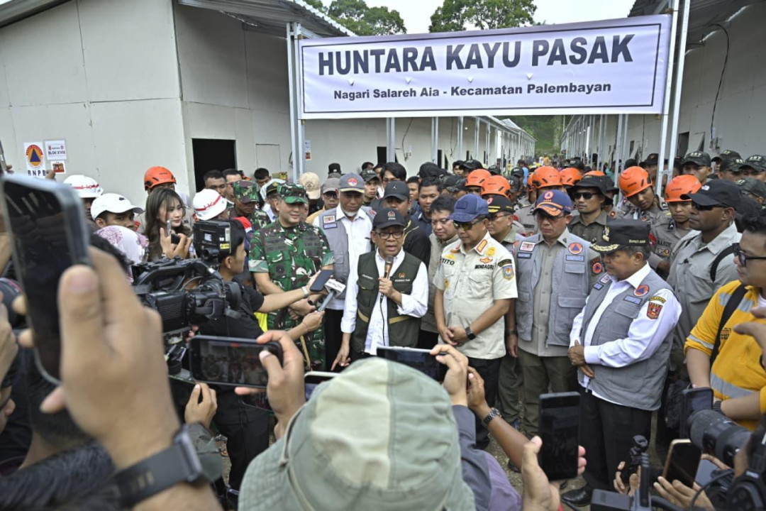 Percepat Pemulihan, Pemerintah Resmikan Huntara di Palembayan Agam