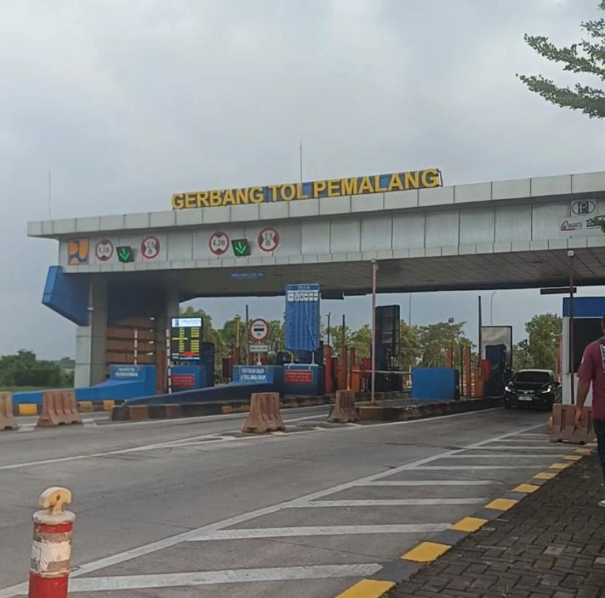 Pantauan Arus Mudik 2026 di Pintu Tol Pemalang, Lalu Lintas Masih Terpantau Normal