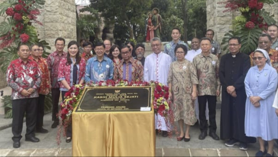 Resmikan Taman Doa Kasih Mulia Sejati, Pramono: Terbuka untuk Semua Agama