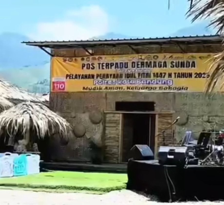 Polresta Bandung Dirikan Pos Terpadu “Lembur Kaheman” di Nagreg Layani Pemudik