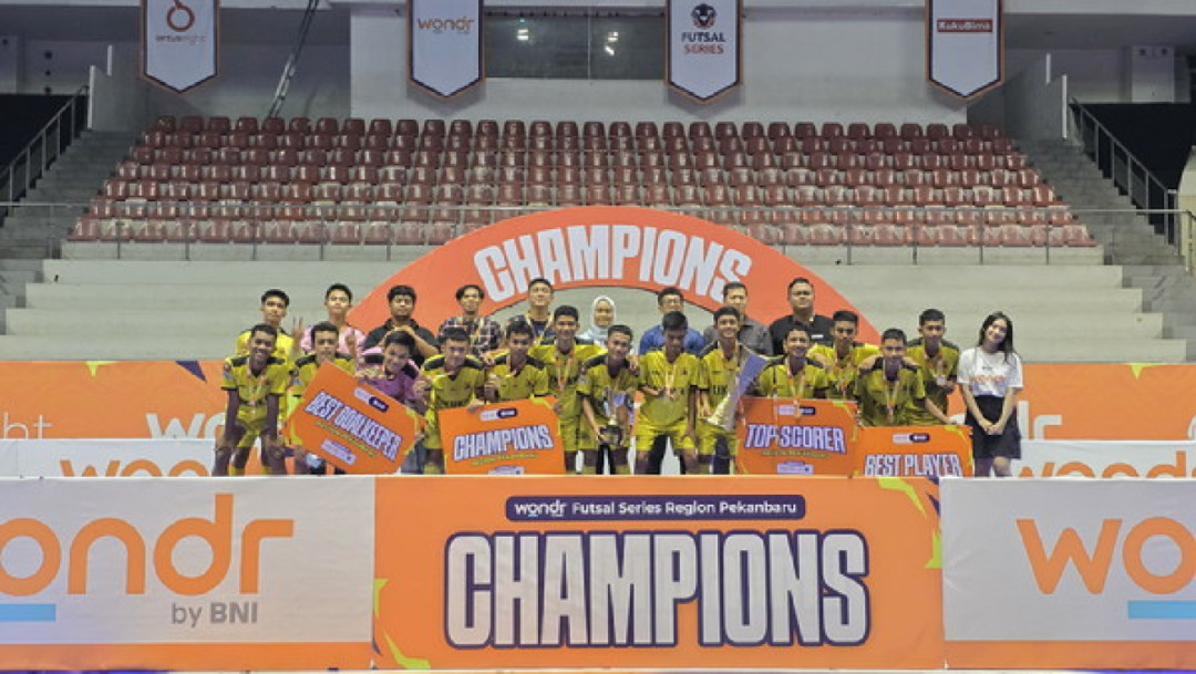 Wondr Futsal Series 2025: SMAN 12 Pekanbaru Wakili Riau di Nasional