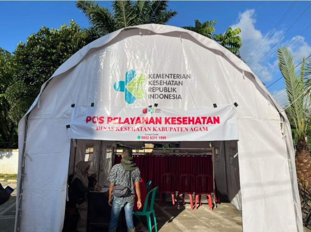 Dinkes Agam Pastikan Pelayanan Kesehatan Warga Terdampak Terus Berjalan
