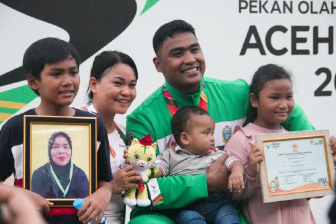 Atlet Sumut Hardodi Cetak Emas Lempar Cakram