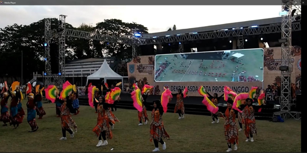 Ratusan Penari Ramaikan Batik in Motion di Stadion Bayuangga