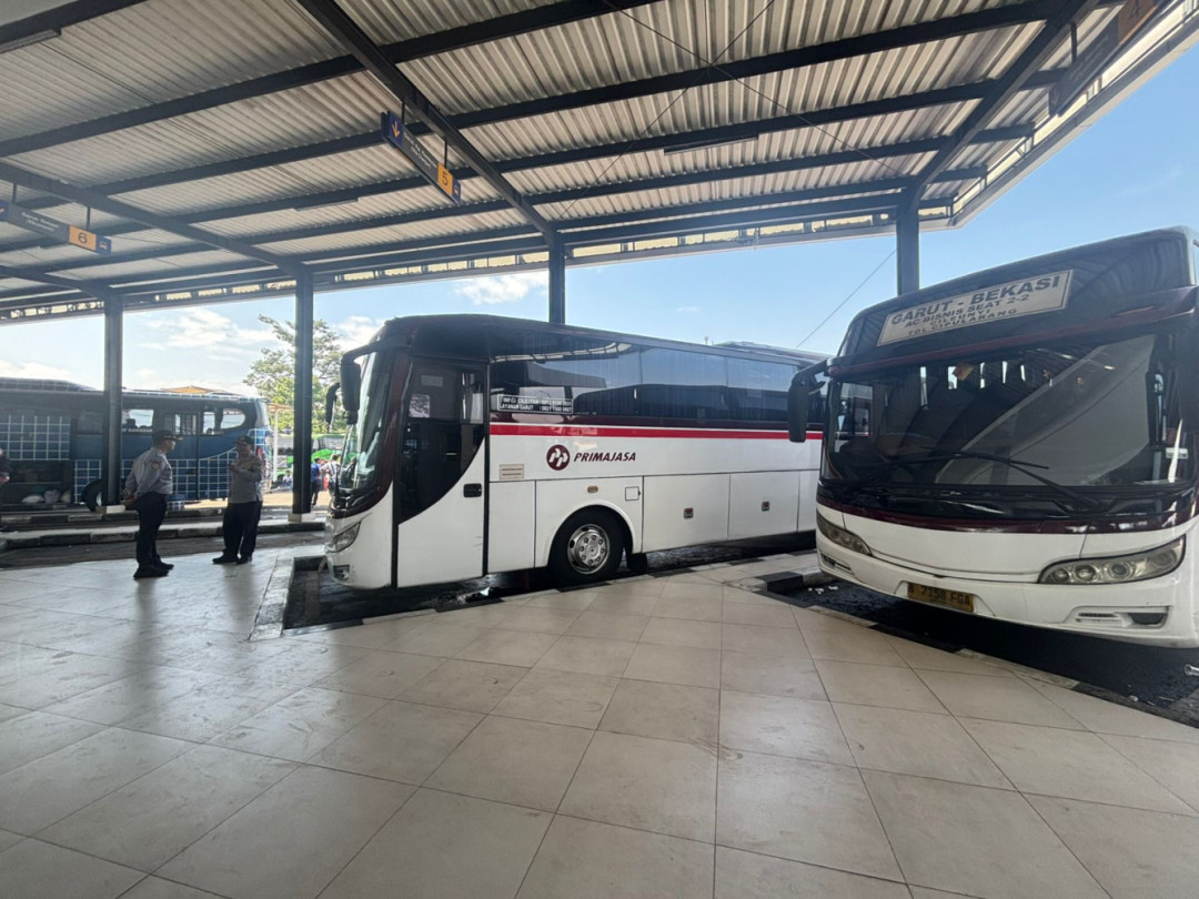 Arus Balik Lebaran, Keberangkatan Penumpang Terminal Guntur Masih Tinggi