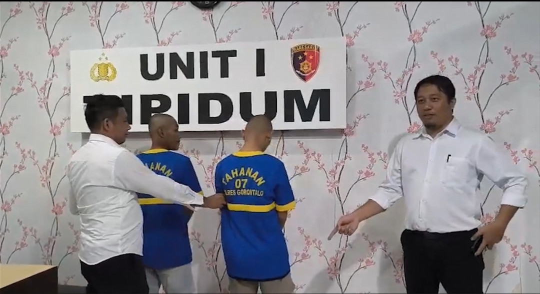 Polres Gorontalo Tangkap Dua Pelaku Pencurian Kabel di Bandara Djalaluddin