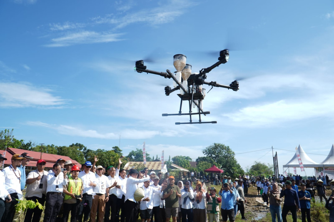 Kementan Dorong Modernisasi Pertanian Lewat Teknologi Tabela dan Drone