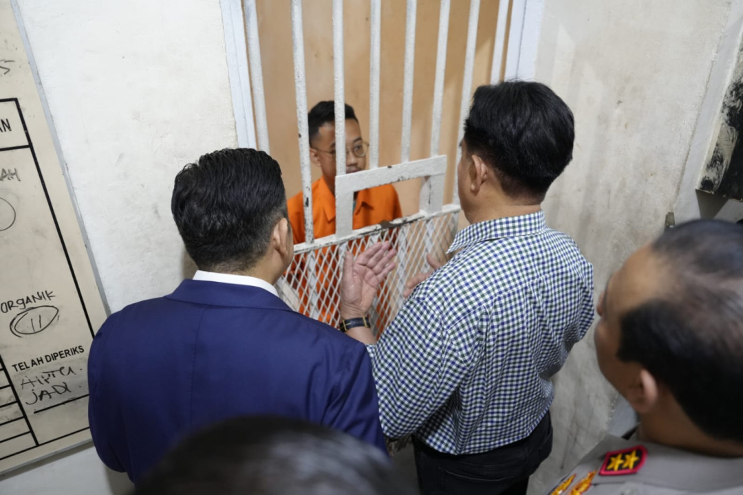 Kunjungi Rutan, Menko Yusril Tegaskan Hak Tersangka Harus Dijaga