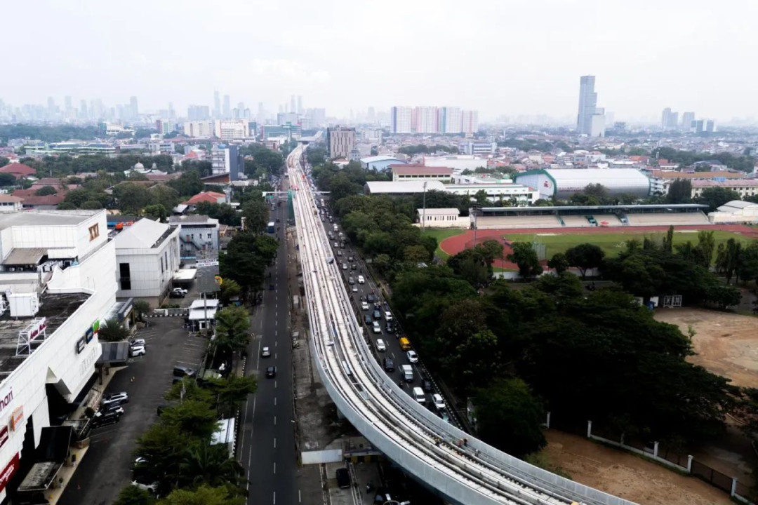 Proyek LRT Jakarta Fase 1B Capai 69,88 Persen, Ditargetkan Sesuai Jadwal