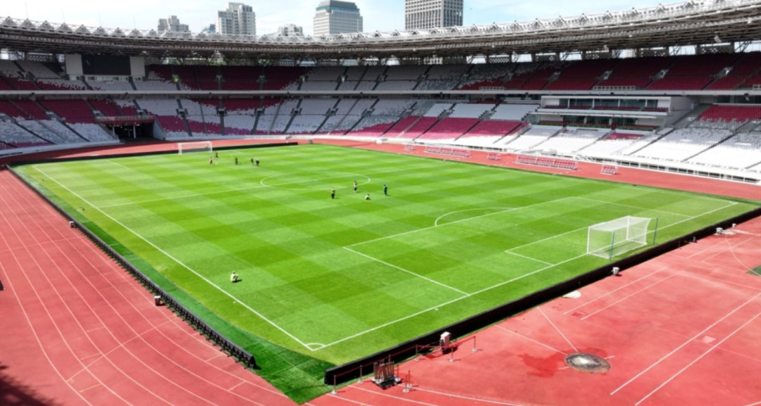 Jelang Laga Persija vs PSIM, GBK Pastikan Rumput Stadion Berstandar Prima