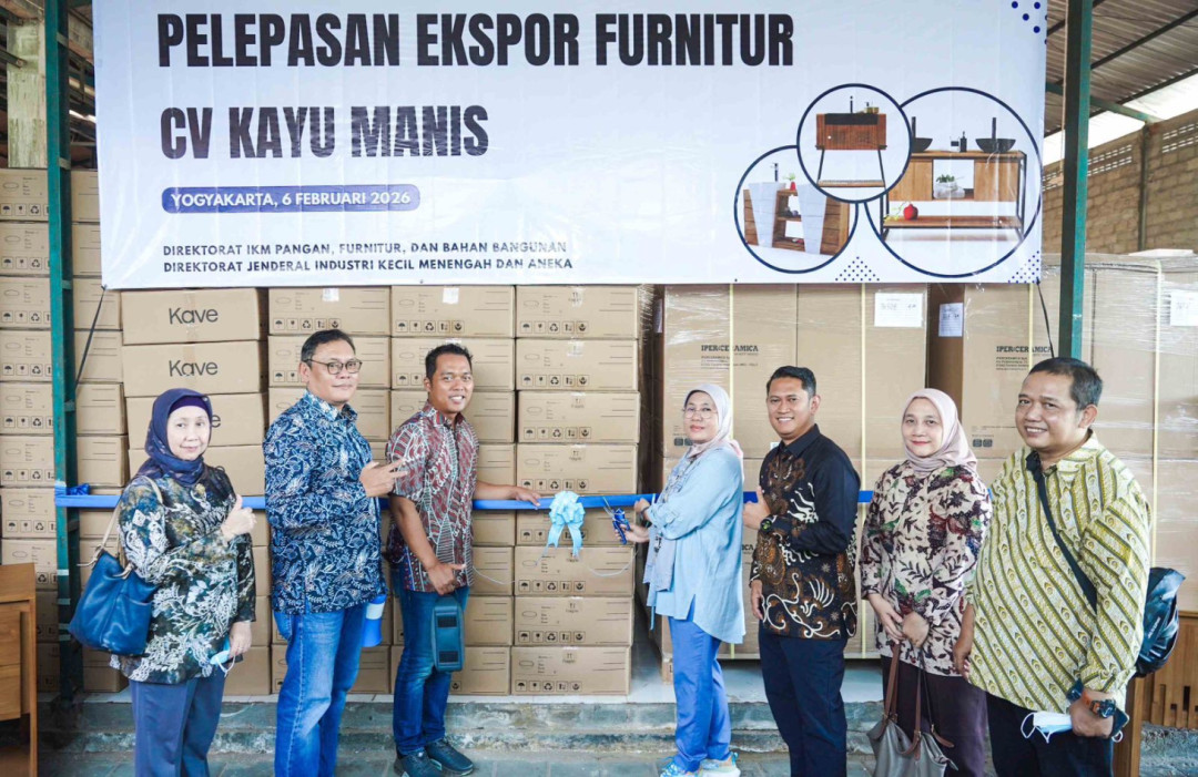 IKM Furnitur Bantul Ekspor ke Eropa, Kemenperin Dorong Perluasan Pasar