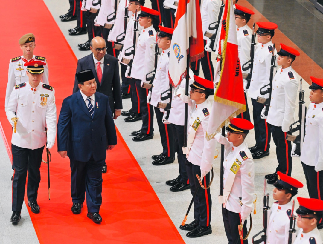 Langkah Pertama Presiden Prabowo di Singapura: Disambut Meriah dengan Upacara Kenegaraan