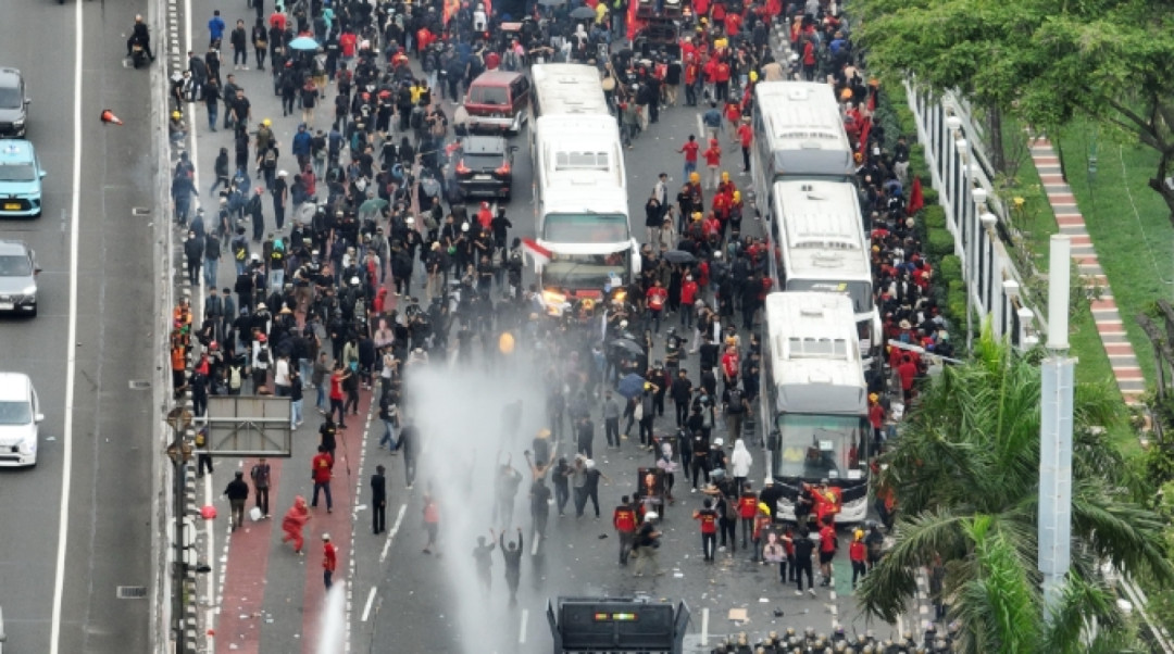 Polisi Turunkan Ribuan Personel Kawal Demo di Jakarta Pusat Hari Ini