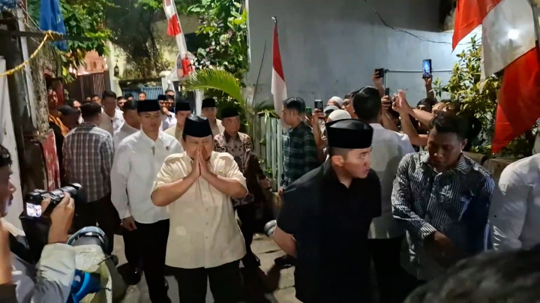 Presiden Prabowo Takziah ke Rumah Duka Affan