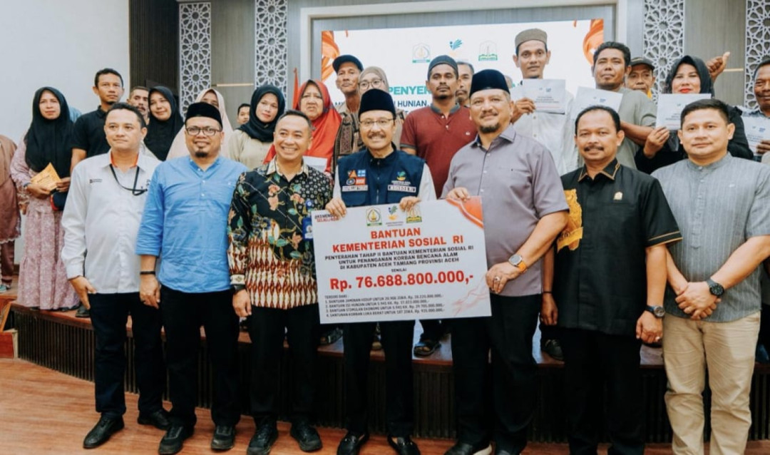 Mensos Salurkan Bantuan Rp205 Miliar Korban Bencana Aceh Tamiang
