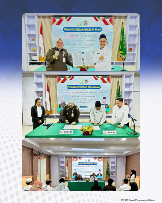 Kejari Pagar Alam dan Kemenag Bersinergi Awasi Penyelenggaraan Haji 2026