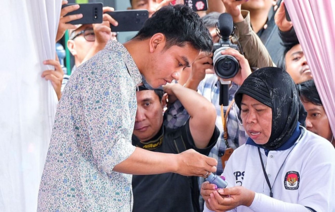 Usai Nyoblos Gibran Pulang ke Rumah Untuk Pantau Quick Count