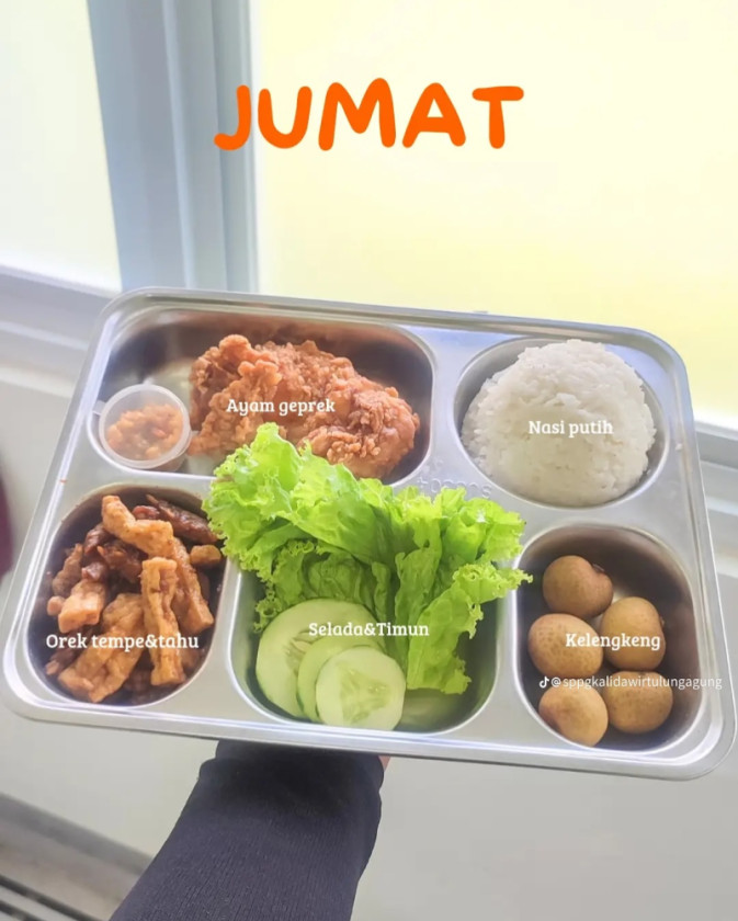 Program MBG Presiden Prabowo, Dapur Kalidawir Aktif Berbagi Menu