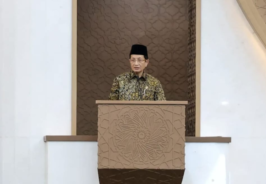 Menag Tinjau Masjid Negara dan Basilika di IKN