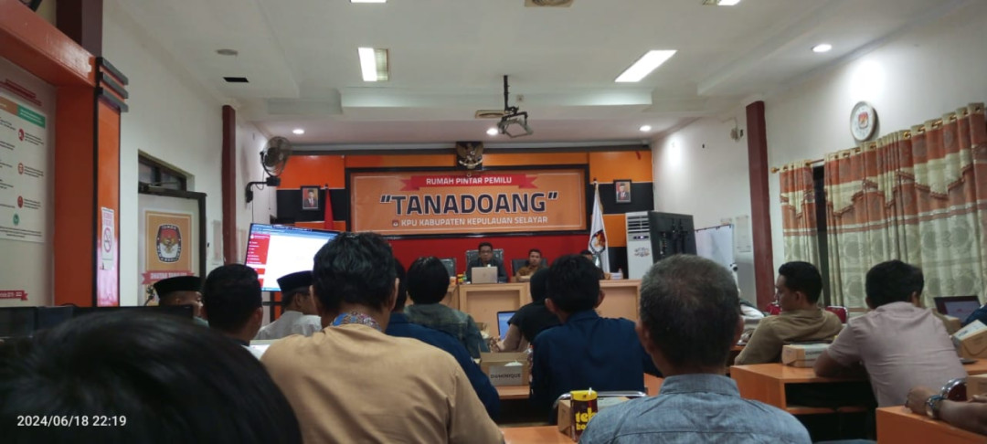 Hasil Vermin KPU Selayar, Dukungan Perseorangan Pilkada 2024 Lolos ke Verifikasi Faktual