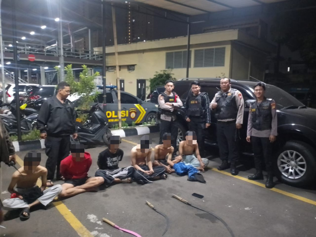 Polisi Gagalkan Tawuran Remaja di Kemayoran, Enam Pelaku Diamankan