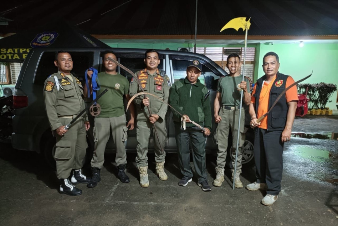 Tim Gabungan Gagalkan Rencana Tawuran di Koto Tangah Padang