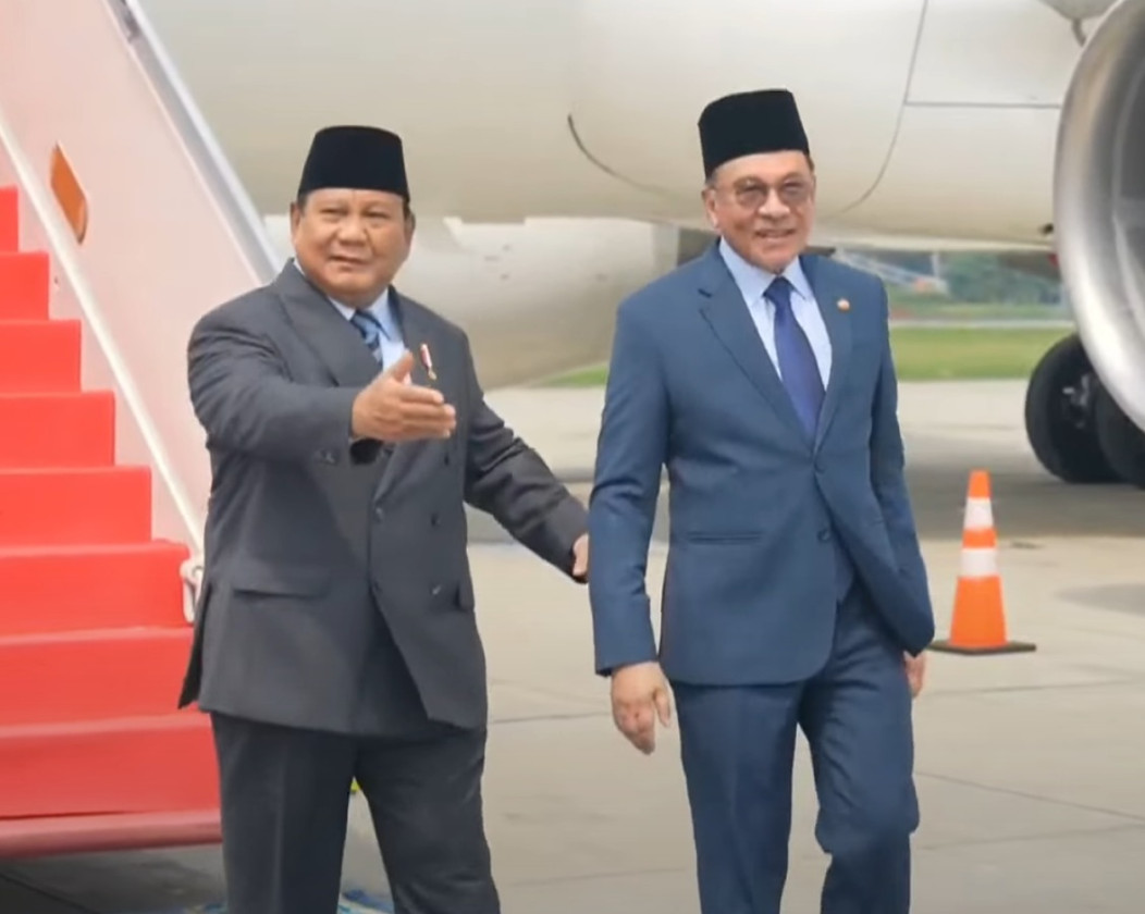 Presiden Prabowo Sambut Kedatangan PM Malaysia Anwar Ibrahim di Jakarta