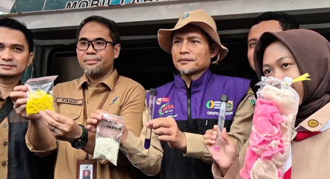 BBPOM Serang Temukan Mie dan Teri Nasi Mengandung Formalin dan Pewarna Tekstil