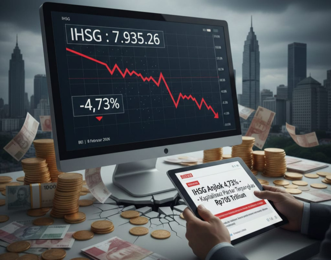 IHSG Melemah 4,73 Persen dalam Sepekan