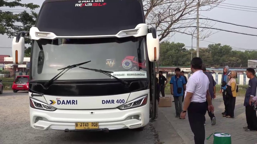 Mudik Lebaran 2026, Penumpang Damri di Sultra Mulai Meningkat