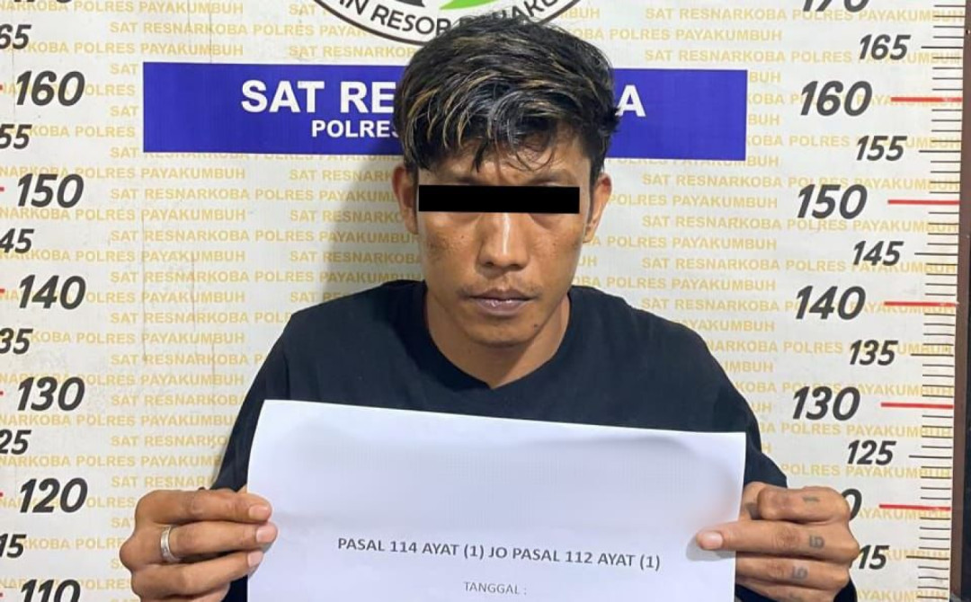 Kasus Narkoba, Polres Payakumbuh Tangkap Warga Koto Dibaruah