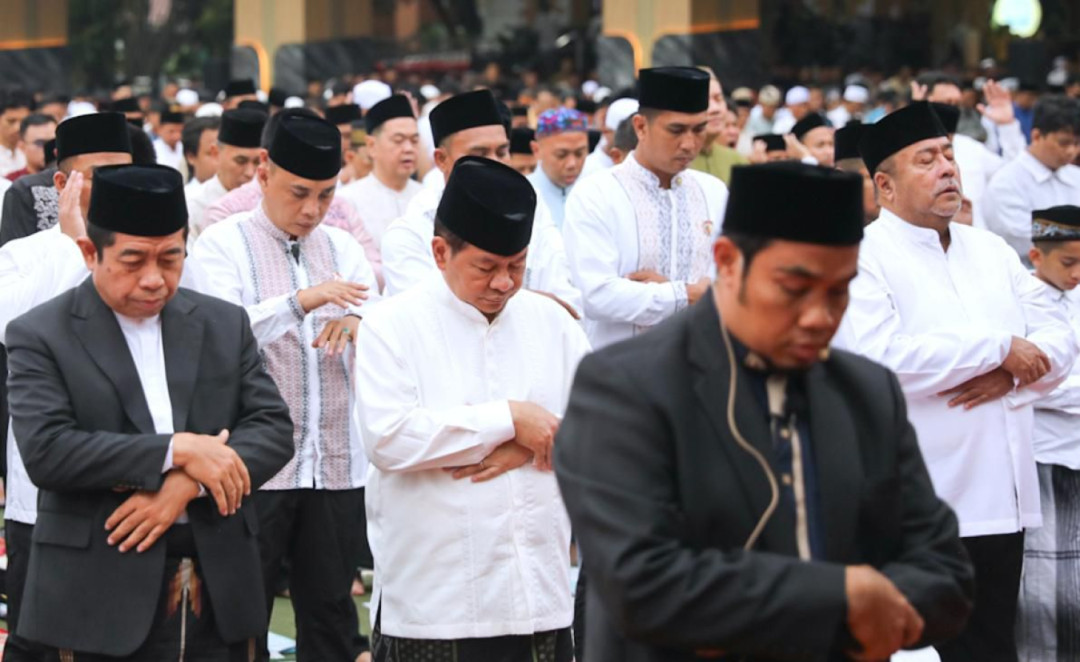 Salat Id di Balai Kota, Pramono Ajak Warga Jaga Jakarta