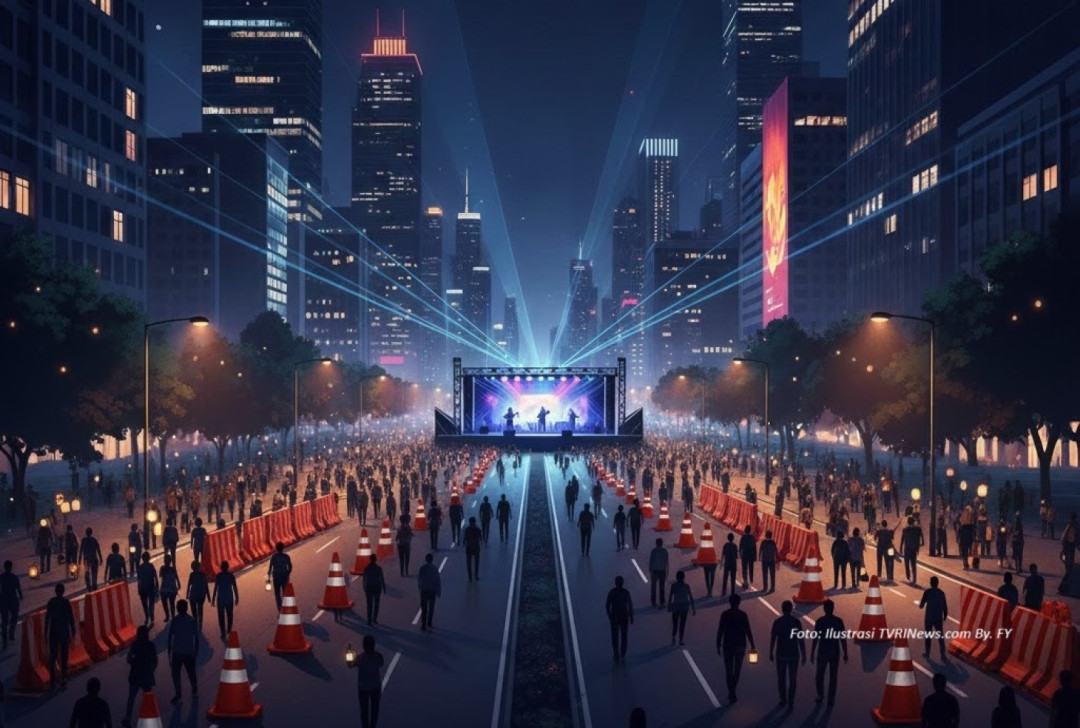 Jakarta Berlakukan Car Free Night Tahun Baru