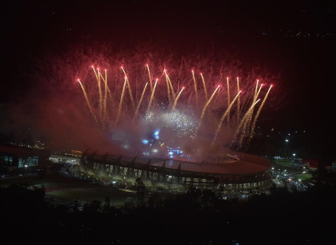 500 Drone Hiasi Langit Papua di Pembukaan Peparnas XVI