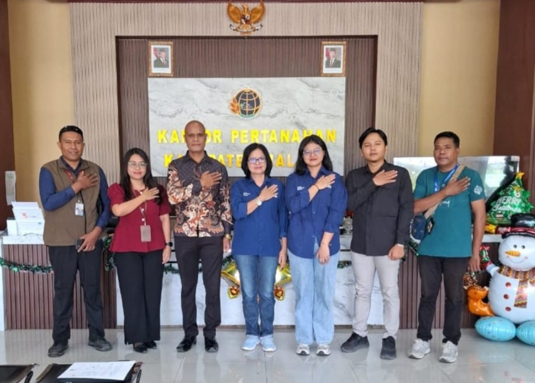 BPN Malaka Capai Target 100 Persen Program Nasional dan Daerah