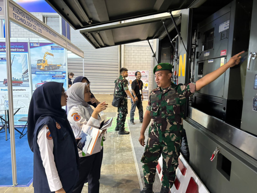 Pusziad TNI AD Tampilkan Inovasi Penanggulangan Bencana di ADEXCO 2025