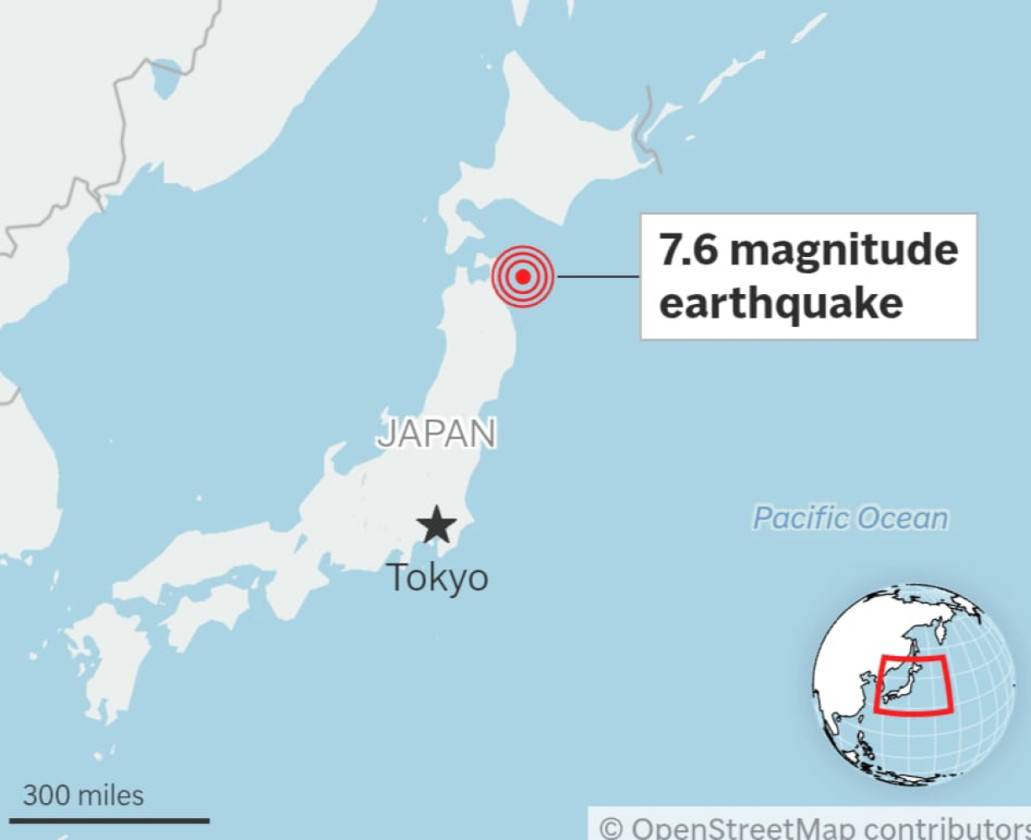Gempa Jepang Utara: Korban dan Peringatan Tsunami