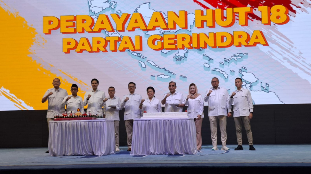 Gerindra Gelar Syukuran Sederhana HUT Ke-18 di Kompleks Parlemen